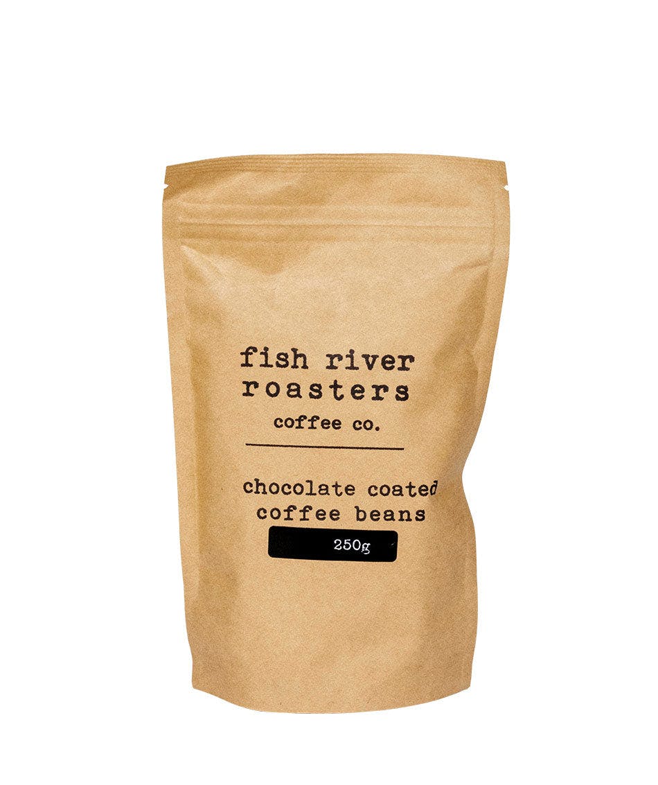 Chocolate Coated Coffee Beans - Fish-River-Roasters-Chocolate-Coffee-Beans-250g-1