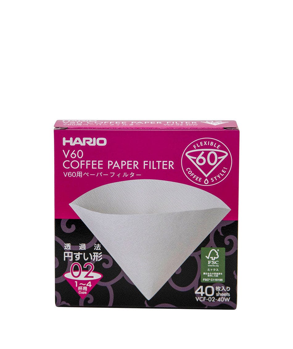 Hario V60 Paper Filter - 40 Pack - V60_filters